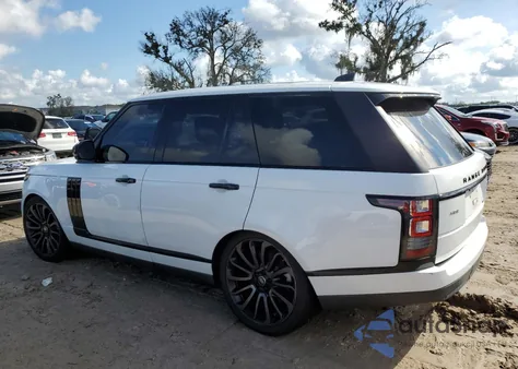 2017 Land Rover Range Rover Hse z USA, uszkodzony, nr VIN SALGS2FV6HA362498